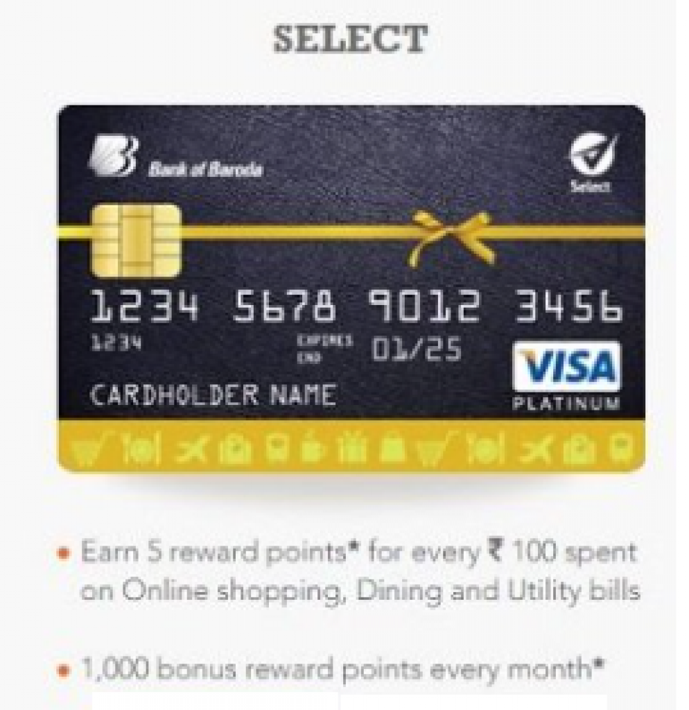 apply BoB Select Credit Card