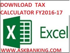 Download income tax calculator AY 2017-18