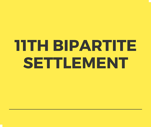 11th Bipartite settlement