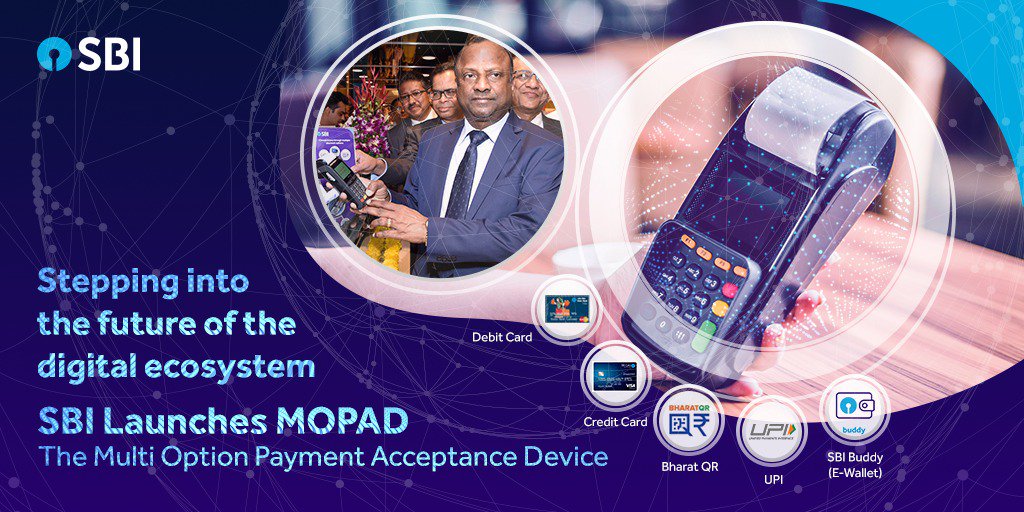 SBI-MOPAD- Multi Option Payment Acceptance Device