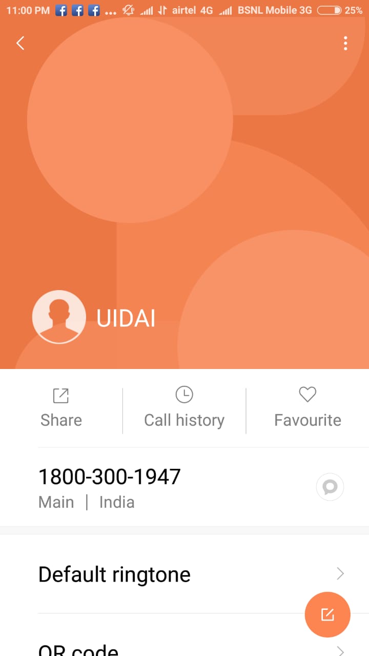 Who has stored This Toll Free Number 1800-300-1947 in Your Phone Contact List ?