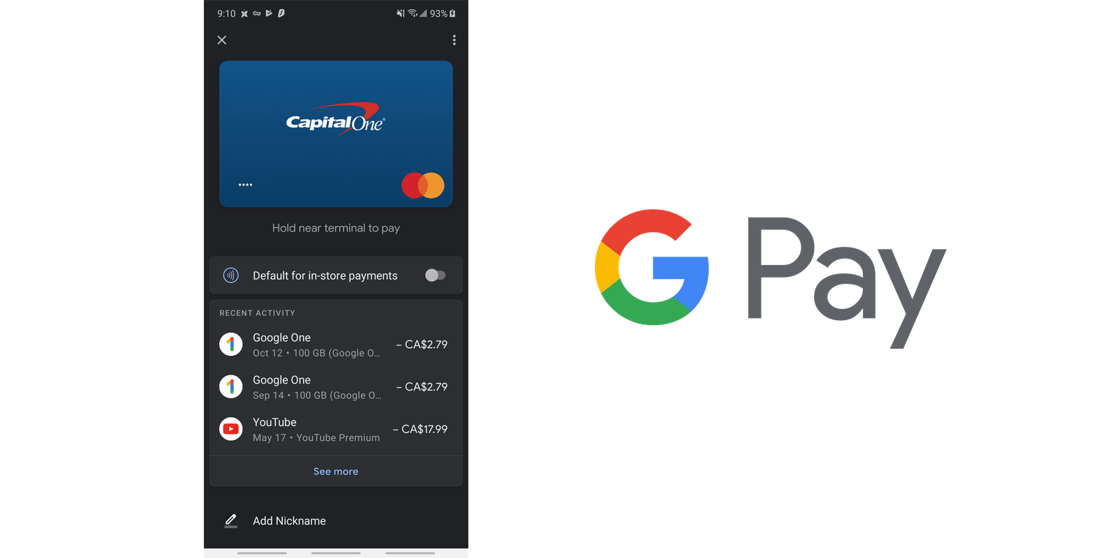 Add Capital One Card on Google Pay - askbanking