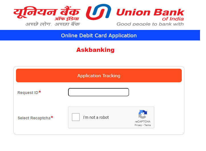 Union Bank Debit Card track status - Askbanking